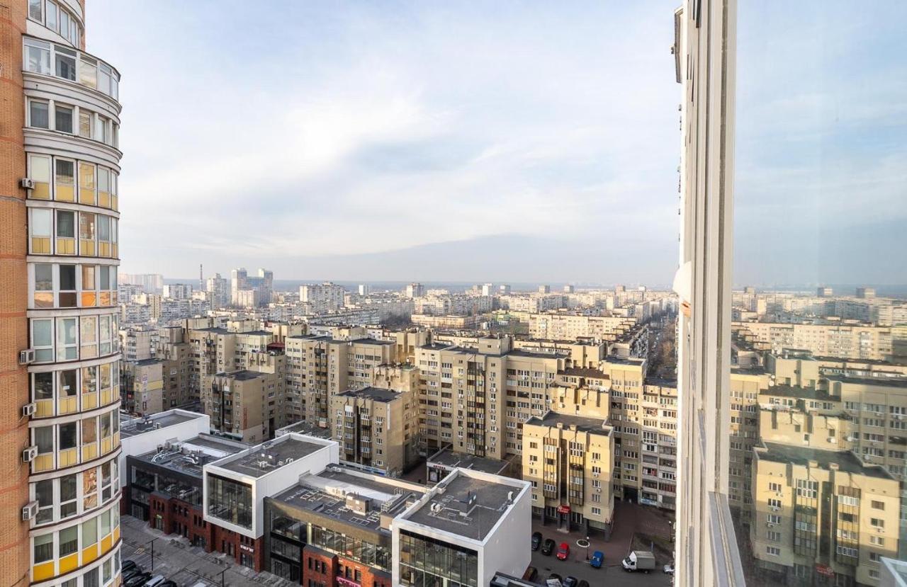 Luxury Apartments Smartplaza Obolon Metro Minskai 基輔 外观 照片